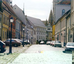 Street in the castle district - Budapest