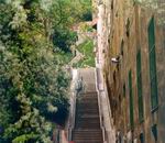 Lépcső a Budai Vár alatt